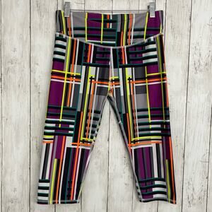 Fabletics Pissarro Salar Crop Pants Geometric Bright Multicolored Athletic Pants